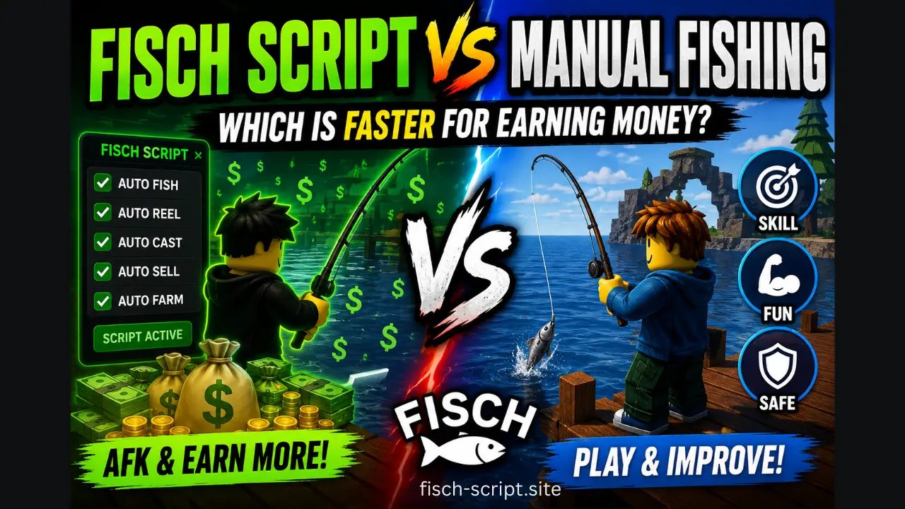 Fisch Script vs Manual Fishing