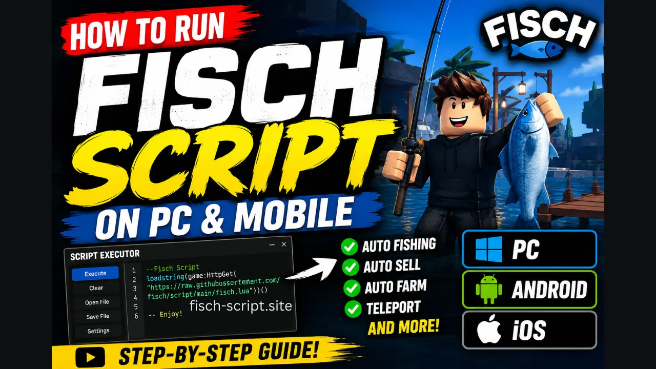 How to Run Fisch Script on PC Mobile